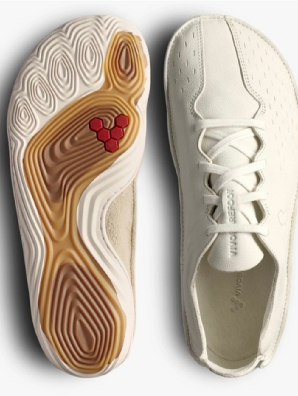 Vivo barefoot Sensus Limestone White Shoes size 37